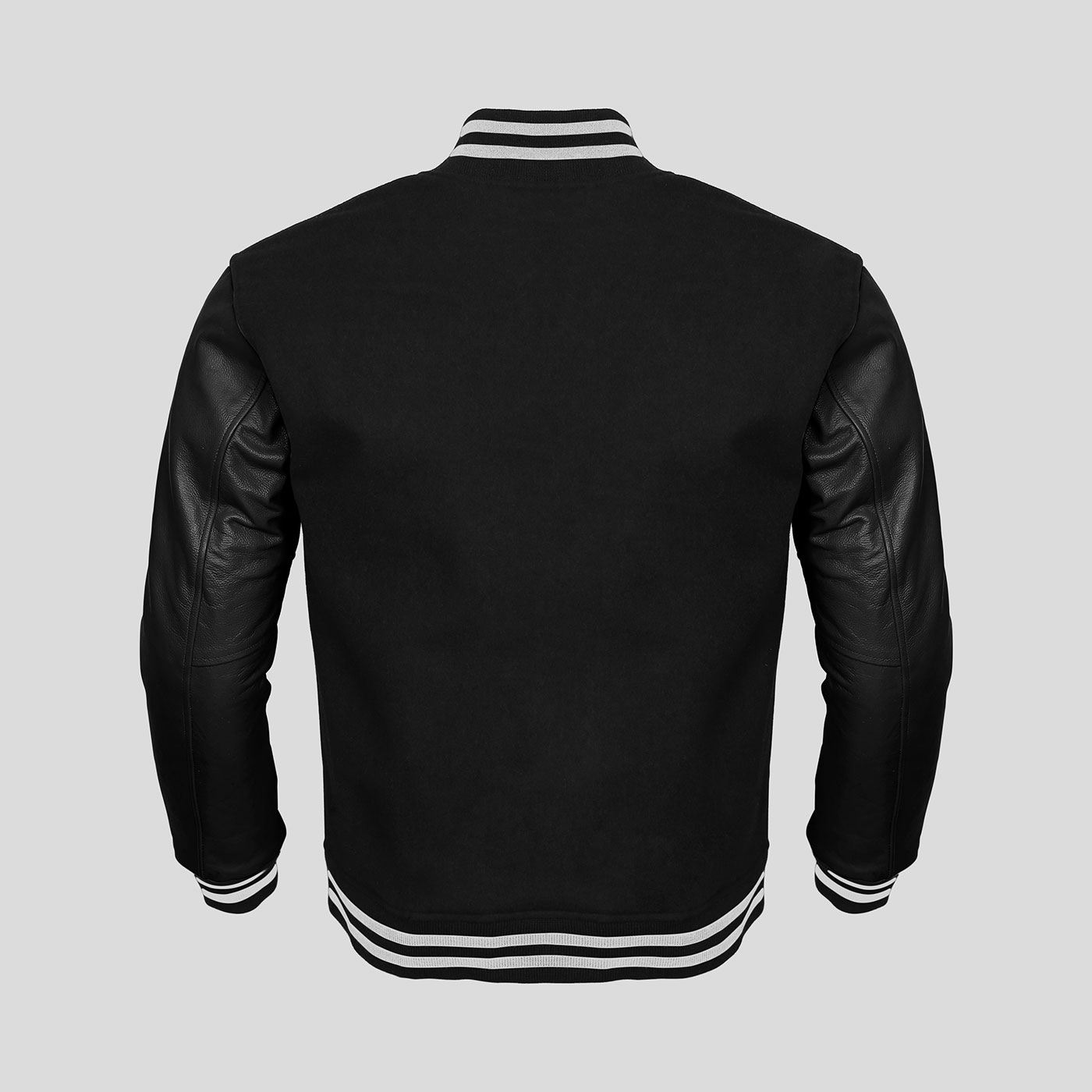 Classic Black Varsity Jacket