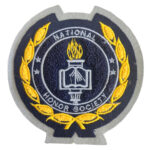 chenille iron on torch patch