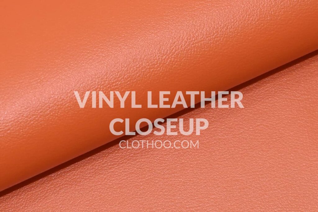 vinyl leather closeup. Learn how to protect sleeves from cracking. Clothoo.com 