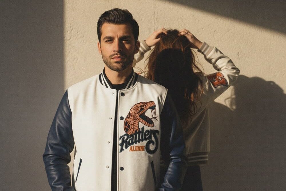 Rattlers Varsity Jacket Couple