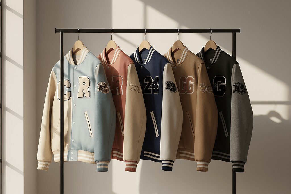 2026 Varsity Jacket Collection on Rack Clothoo.com