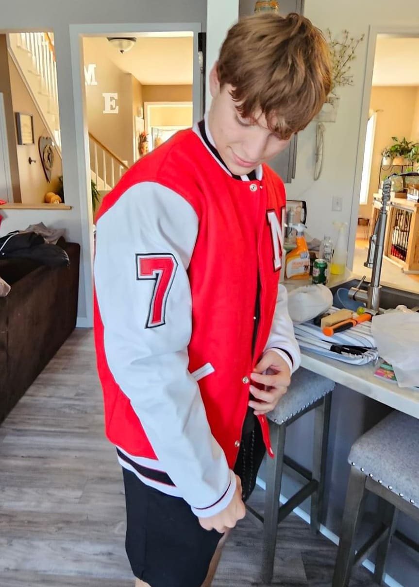 Student Checking Custom Jacket Gift Clothoo
