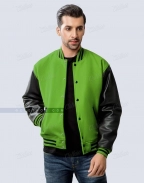 Cease & Desist Clothing Renegades Green Letterman Jacket XL