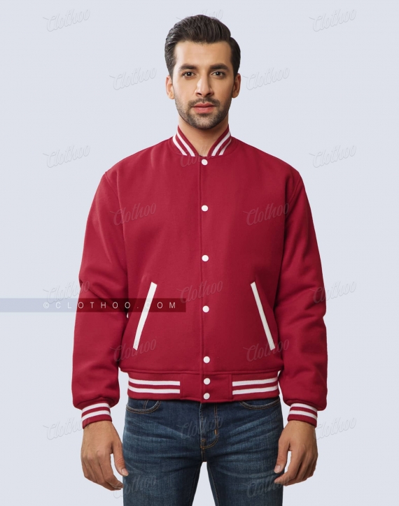 Cardinal Wool Varsity Jacket
