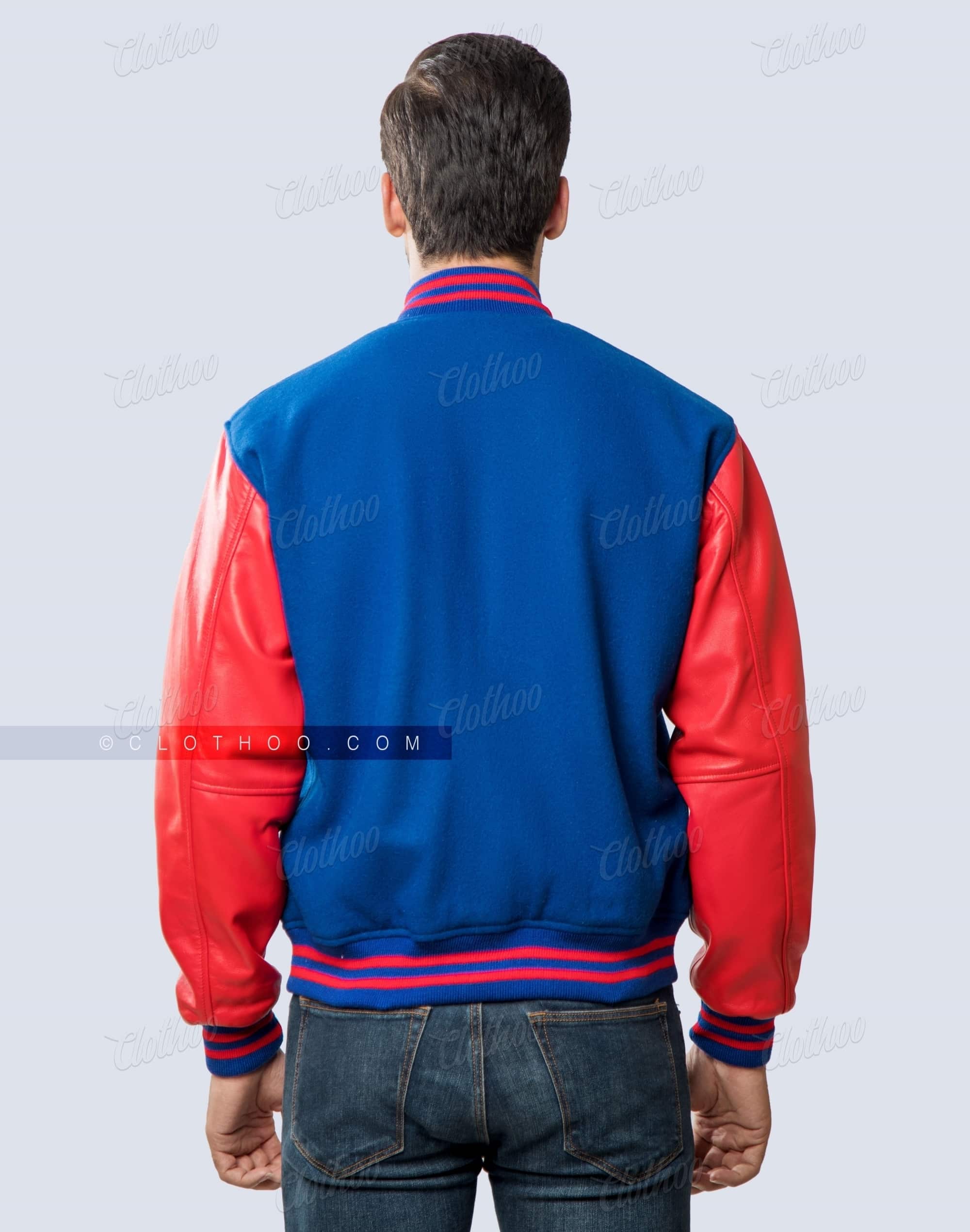 Varsity Jacket Women's / Womens in Royal & Red Clothoo